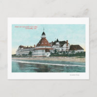Vue extérieure de l'Hotel del Coronado depuis Pier