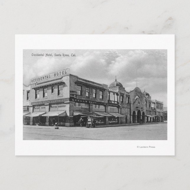 Carte Postale Vue extérieure de l'hôtel Occidental (Devant)