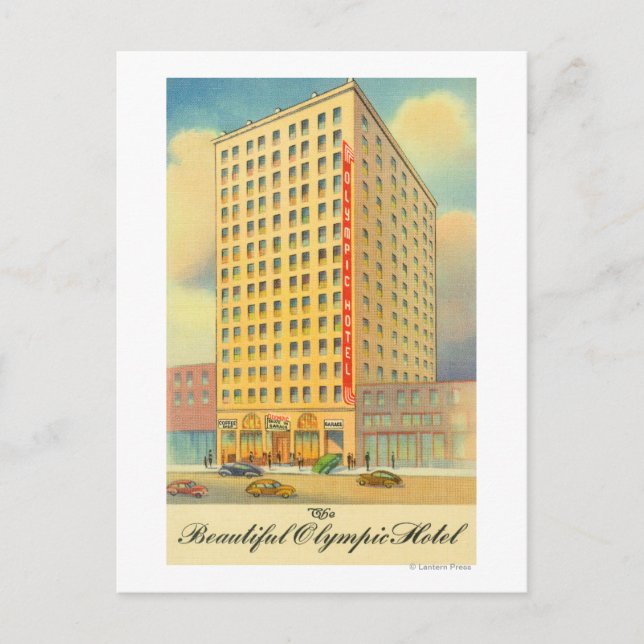 Carte Postale Vue extérieure de l'hôtel Olympic (Devant)