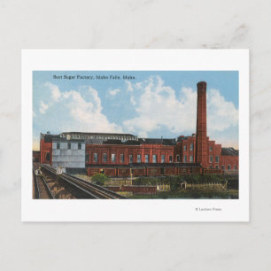 Carte Postale Vue extérieure de l'usine de sucre de betterave
