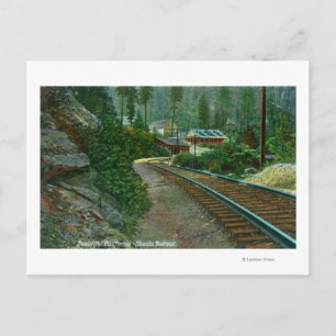 Carte Postale Vue extérieure de Shasta Retraite des rails