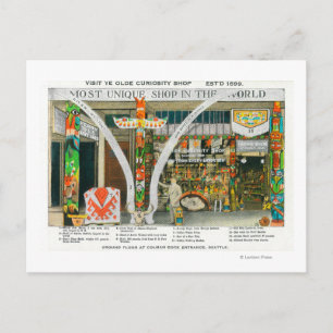 Carte Postale Vue extérieure de Ye Olde Curio Shop, Baleine