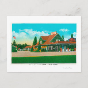 Carte Postale Vue extérieure des majusculesSalem, OU