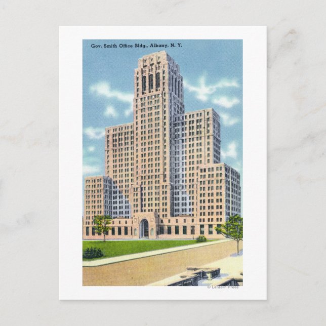 Carte Postale Vue extérieure du bâtiment du bureau de Gov Smith (Devant)