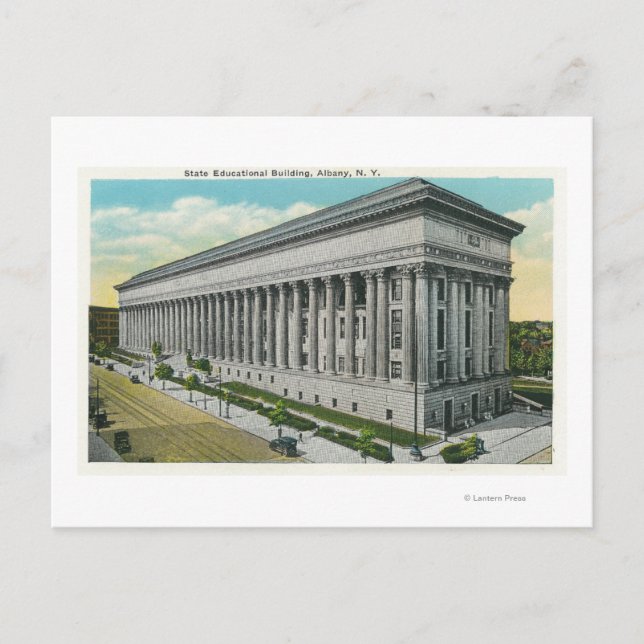 Carte Postale Vue extérieure du bâtiment éducatif de l'État (Devant)