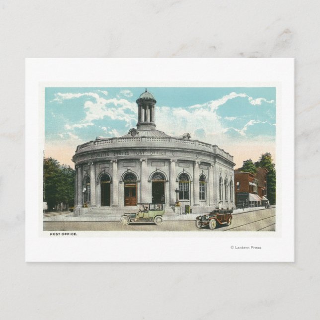 Carte Postale Vue extérieure du bureau de poste 2 (Devant)