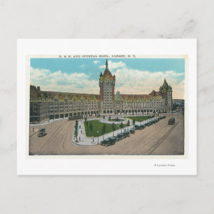 Carte Postale Vue extérieure du D & H et du Journal