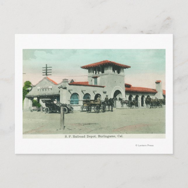 Carte Postale Vue extérieure du dépôt du Pacifique Sud 4 (Devant)
