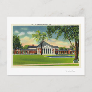 Carte Postale Vue extérieure du Hall des sources # 2