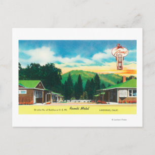 Carte Postale Vue extérieure du Rambi MotelLakehead, CA