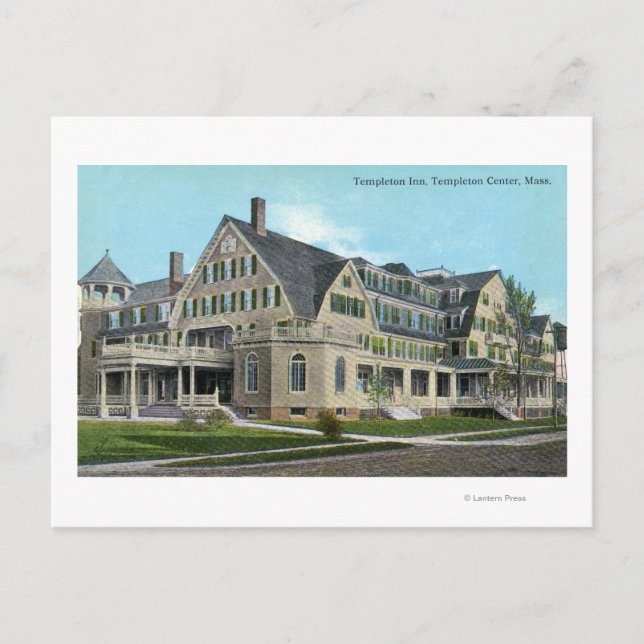 Carte Postale Vue extérieure du Templeton Inn (Devant)