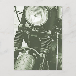 Carte Postale Vue frontale d'une moto de croiseur photo