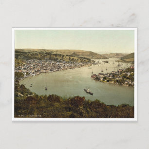 Carte Postale Vue générale, Dartmouth, Angleterre classique Phot