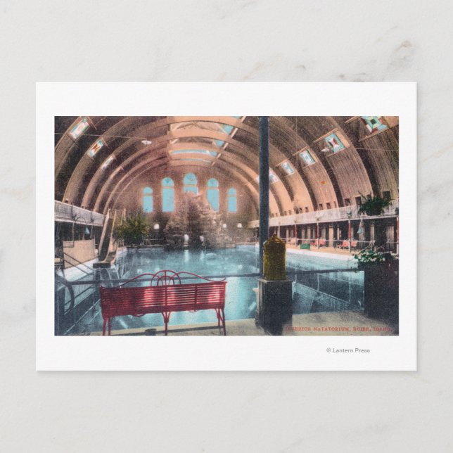 Carte Postale Vue intérieure du NatatoriumBoise, ID (Devant)