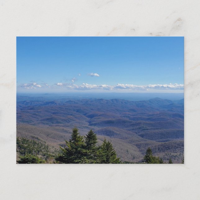 Carte Postale Vue Mountain Vista de Grand-Père Mountain, NC (Devant)