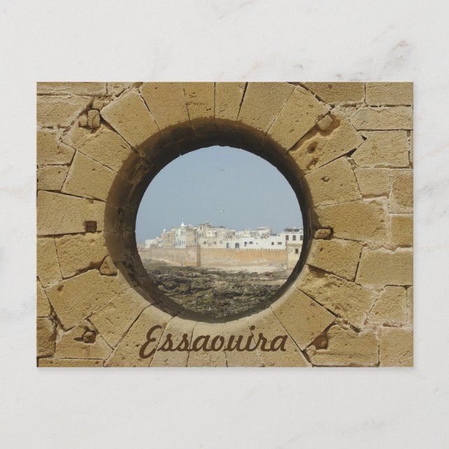 Carte Postale Vue murale d'Essaouira (Devant)