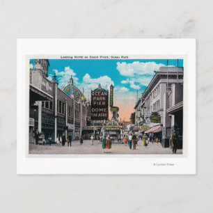 Carte Postale Vue nord sur Ocean Front, Ocean Park