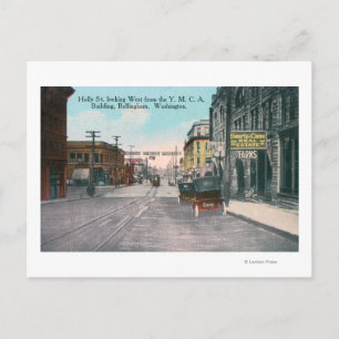 Carte Postale Vue occidentale de Holly Street depuis le YMCA Bld