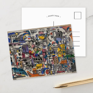 Carte Postale Vue Oiseau de NYC   Joaquín Torres-García