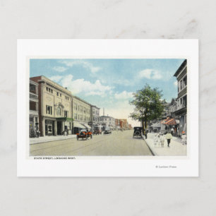 Carte Postale Vue ouest de State Street