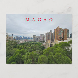 Carte postale vue panoramique de Macao Taipa