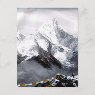 Carte Postale Vue panoramique de montagne d'Everest