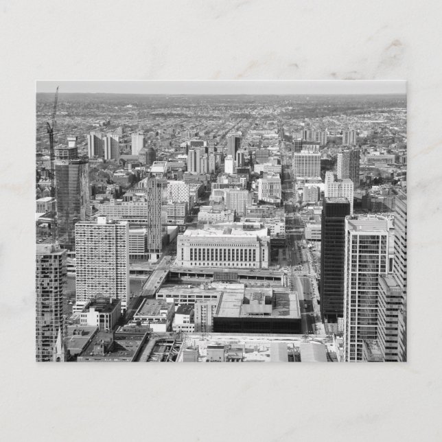 Carte Postale Vue panoramique de Philadephia (Devant)