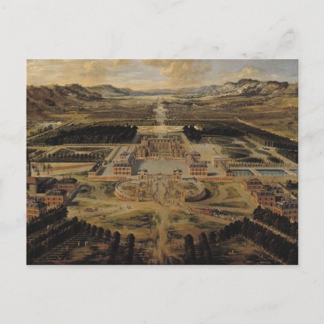Carte Postale Vue panoramique du château (Devant)