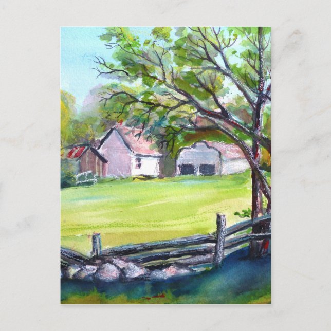 Carte Postale Vue pastorale (Devant)