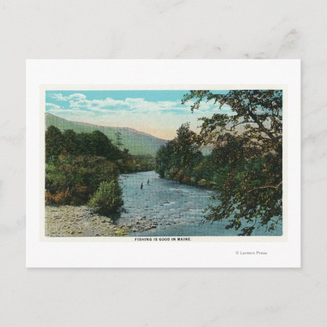 Carte Postale Vue pittoresque de la bonne pêche (Devant)