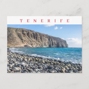 Carte postale vue plage de galets de Tenerife