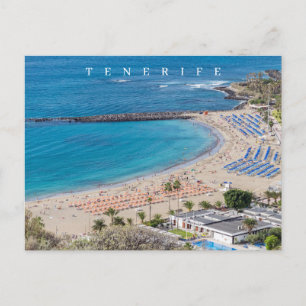 Carte postale vue plage Tenerife Las Vistas