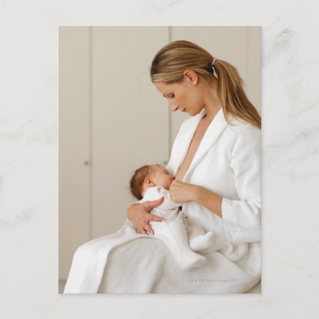 Carte Postale vue rapprochée d'un bébé (6-12 mois) (Devant)