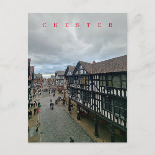 Carte postale vue rue Chester Foregate