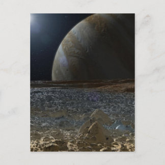 Carte Postale Vue simulée depuis la surface de l'Europe