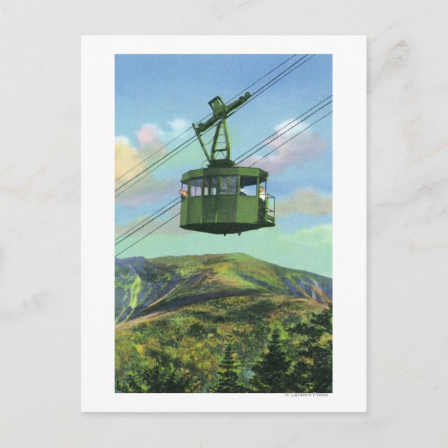 Carte Postale Vue spectaculaire du tramway Cannon Mt (Devant)