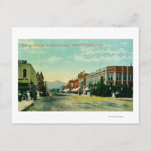 Carte Postale Vue sud de la Sixième Rue depuis le chemin de fer