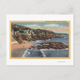 Carte Postale Vue sur Arch Beach avec maisons