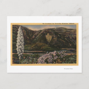 Carte Postale Vue sur Arrowhead - San Bernardino Mts., CA
