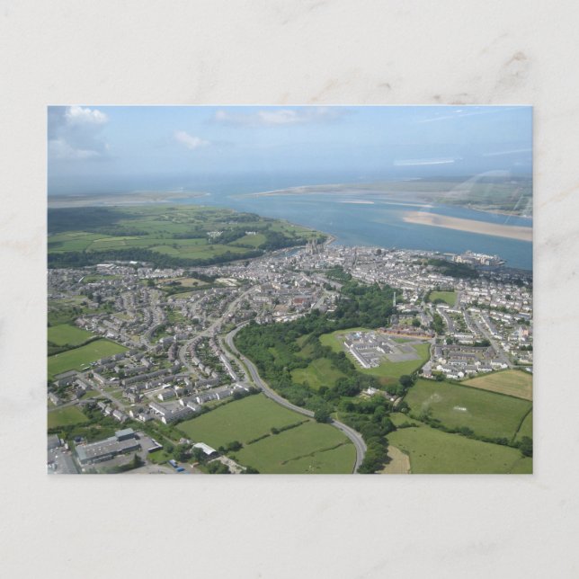 Carte Postale Vue sur Caernarfon et Anglesea (Devant)