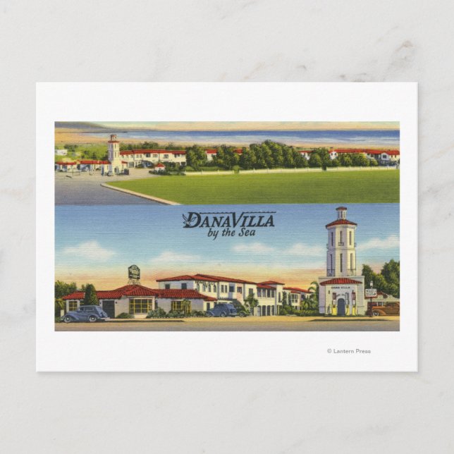Carte Postale Vue sur Dana Villa en bord de mer (Devant)