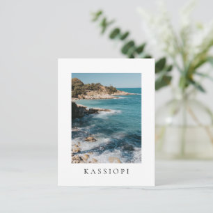 Carte Postale Vue sur la côte du village de Kassiopi, Corfou