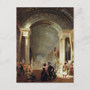 Carte Postale Vue sur la Grande Galerie du Louvre, 1841