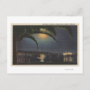 Carte Postale Vue sur la lune de la baie Newport