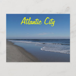 Carte Postale Vue sur la plage d'Atlantic City