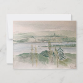 Carte Postale Vue sur la rivière