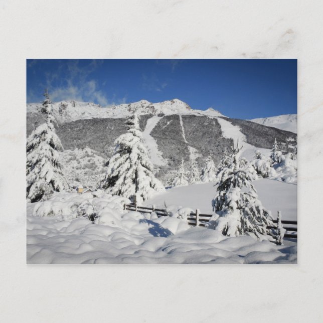 Carte Postale Vue Sur La Station De Ski Catedral À Bariloche (Devant)