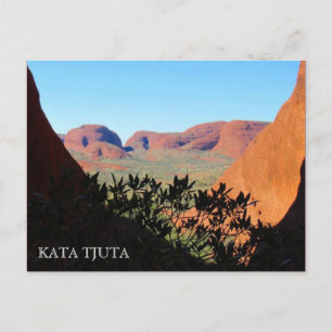 Carte Postale vue sur la vallée de kata tjuta