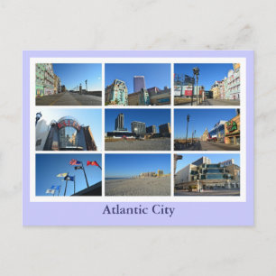 Carte Postale Vue sur la ville Atlantique