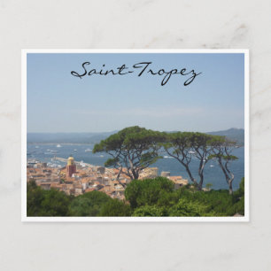 Carte Postale vue sur l'arbre saint tropez